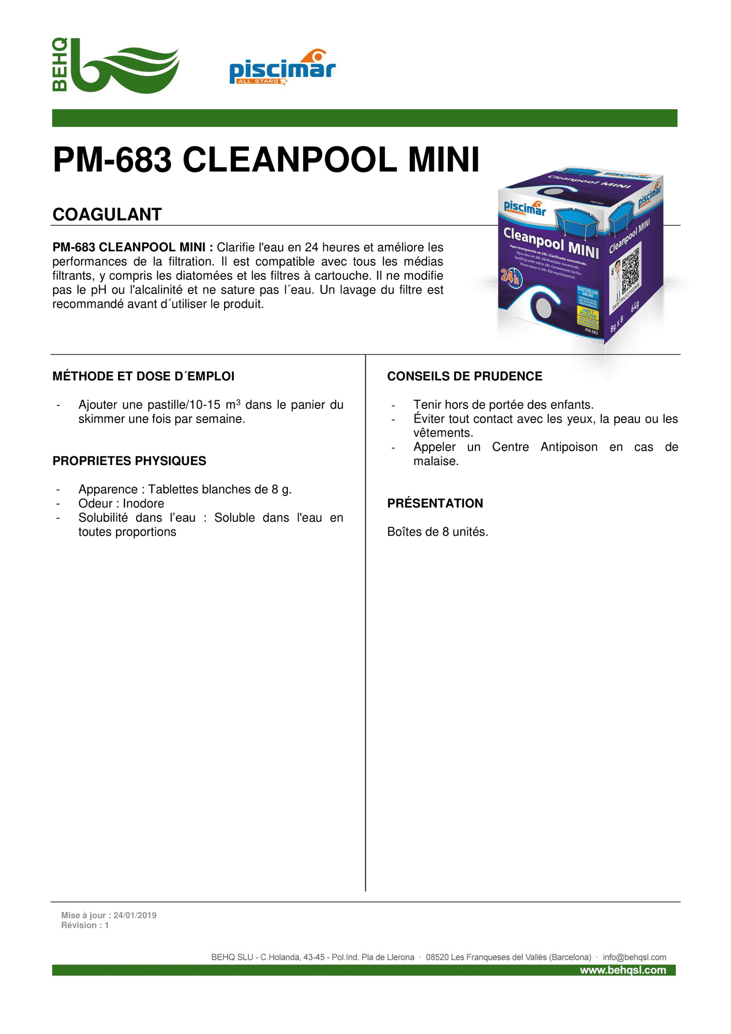 CLEANPOOL MINI - Fraville