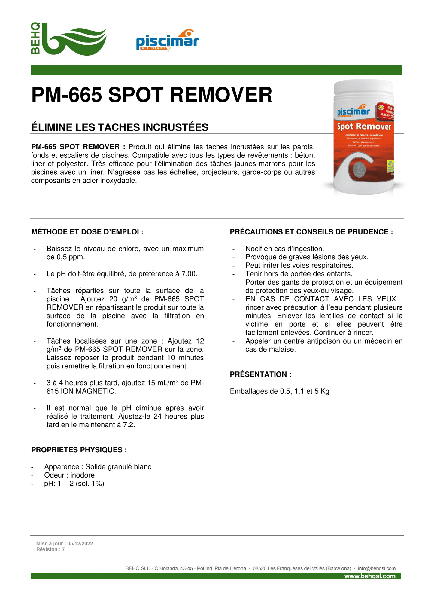 SPOT REMOVER - Fraville