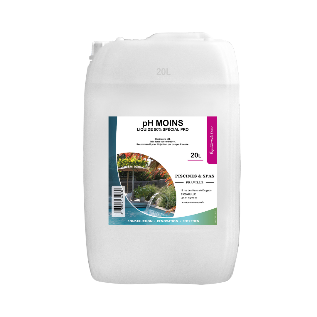 pH MOINS LIQUIDE - 20L - Fraville